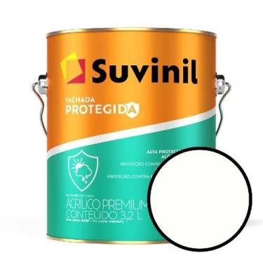 Imagem de Tinta AcrÍlica 3,6l Fachada Protegida Fosco Suvinil - Branco Neve - SU