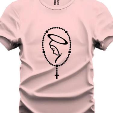 Imagem de Camiseta Personalizada Terço Nossa Senhora Aparecida do P ao G3 - Hs, 