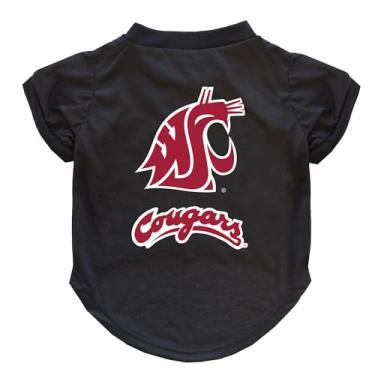 Imagem de Littlearth Camiseta unissex para animais de estimação NCAA Washington State University, cor do time, GG