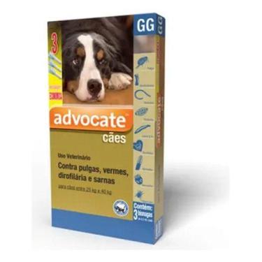 Imagem de Advocate Cães De 25 A 40 Kg 3 Pipetas VAL 31.10.25 - ELANCO
