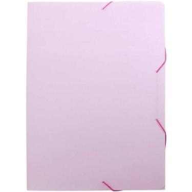 Imagem de Pasta ABA Elastica Plastica Oficio Serena Rosa Pastel - Dello