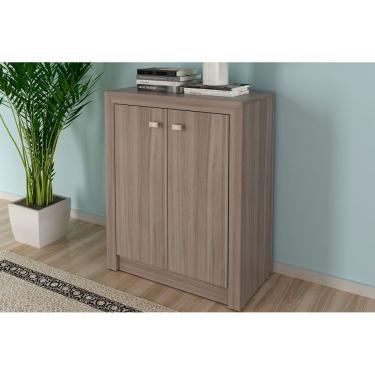 Imagem de Balcão de Escritório ME4103 c/ 2 Portas Carvalho - Tecno Mobili