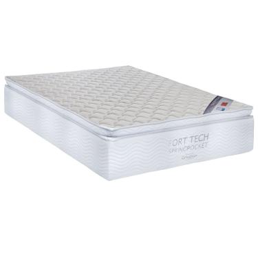 Imagem de Colchão Casal Molas Ensacadas SuperPocket Fort Tech OrtoPillow (138x188x34) - Ortobom