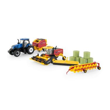 Imagem de Miniatura New Holland 1:64 Trator T8.350 Enfardadora