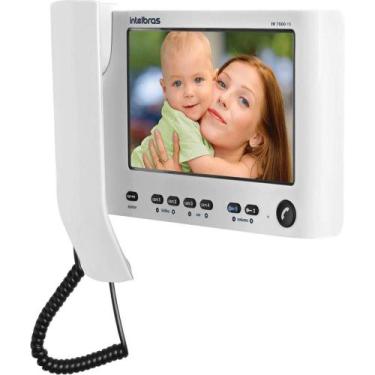 Imagem de Módulo Interno Videoporteiro Intelbras IV 7000 HS Branco com Tela de 7