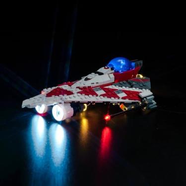 Imagem de Hilighting Kit De Iluminação Led Atualizado Para O Conjunto Construção Lego Star Wars Jedi Bob'S Starfighter, Compatível Com 75388 (Modelo Não Incluído)