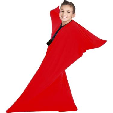 Imagem de Meia sensorial de corpo inteiro elástica elástica para envolver o corpo inteiro meias infantis tratamento de autismo elástico corpo sensorial movimento dinâmico sensorial Sox, vermelho, G/Grande-71