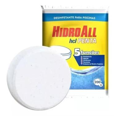 Imagem de Pastilha de cloro em tablete 200g Penta Hidroall