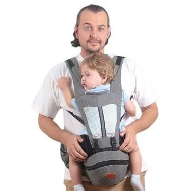 Imagem de Canguru ergonômico para recém-nascidos, bebês e crianças pequenas porta-bebês