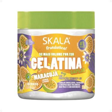 Imagem de Gelatina Capilar Skala Frutástica! Maracujá Com Proteção Térmica 550g