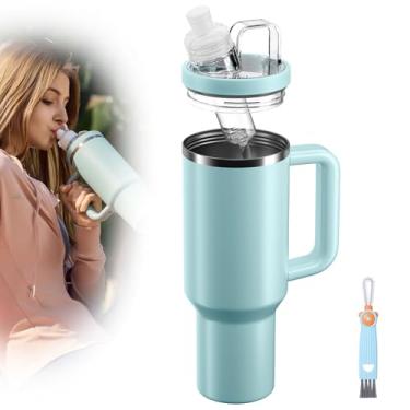 Imagem de Adaptador de copo compatível com cartuchos Stanley and Flavors | Serve para copos Stanley Quencher H2.0 de 850 g e 590 ml | Ajuste direto, silicone à prova de vazamento de grau alimentício, tampa de