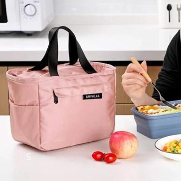 Imagem de Bolsa Lancheira Sacola Térmica Com alça de Ombro C11657 - Cinza