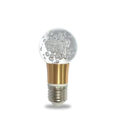 Imagem de Lâmpada LED E26 5W, 85-265V 6000K luz branca de parafuso Edison, lâmpada decorativa de atmosfera para casa/restaurante, lâmpada estilo cristal imitação base E26, luzes decorativas profissionais (1