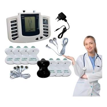 Imagem de TENS Eletroestimulador Portátil LCD 8 Modos – Aparelho de Fisioterapia e Alívio de Dor Muscular
