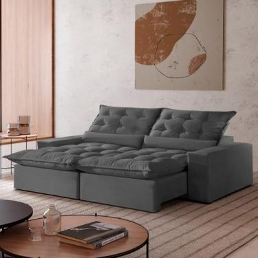 Imagem de Sofá Retrátil e Reclinável 2.00m Malta - Movenzo Estofados, Malta I Jo