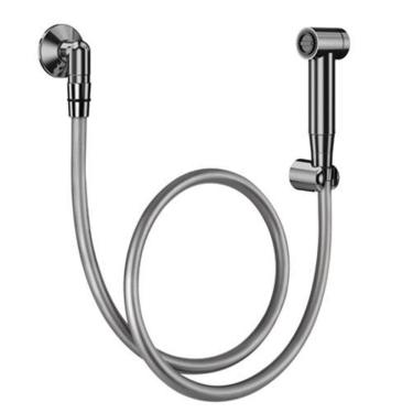 Imagem de Ducha Higiênica Luxo Gatilho Docolbase Grafite Polido Docol