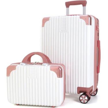 Imagem de Kit com Mala de Viagem Bordo e Frasqueira Maleta de Mão - Linha Nova I