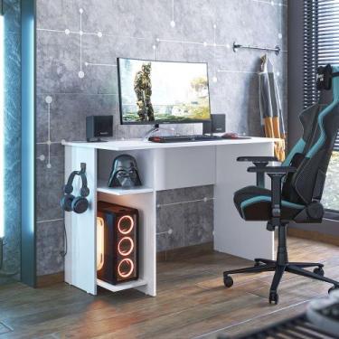 Imagem de Mesa Escritório e Gamer 3875 Qmovi, Branco