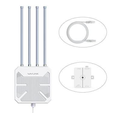 Imagem de WAVLINK AX1800 WiFi 6 pontos de acesso ao ar livre sem fio, extensor de malha Wi-Fi externo remoto com PoE | Dual-Band 2.4 e 5GHz | Até 128 dispositivos | Suporte para o modo de Extensor/AP/Repetidor