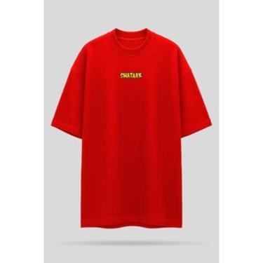 Imagem de Camiseta Oversized Shatark Dragon Ball - Vermelho-Masculino