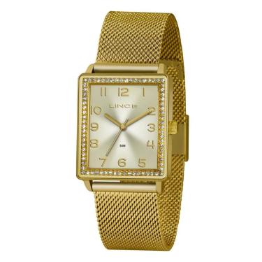 Imagem de Relógio Feminino Lince Dourado LQG4665L C2KX