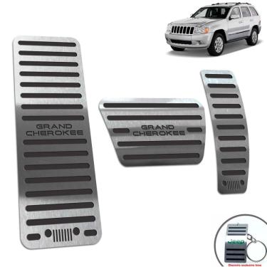 Imagem de Descanso Pedaleira Jeep Grand Cherokee 2000 a 2010 Preto