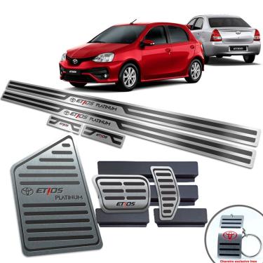 Imagem de Descanso Pedaleira Auto Soleira Etios Platinum 2014 19 Preto