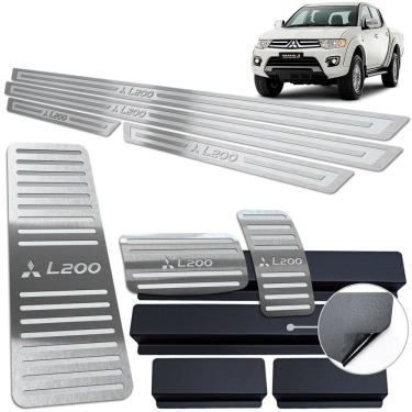 Imagem de Soleira Pedaleira Descanso L200 triton 2008/17 Automático Prata AR