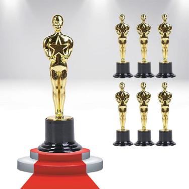 Imagem de Hollywood Award Troféu de Ouro 6PK Festa VIP Inspirada no Oscar