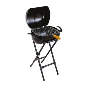 Imagem de Churrasqueira bafo mini com suporte 70cm e grelha bbq dragão