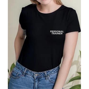 Imagem de Camiseta Camisa Adulto Feminina Masculina Algodão Personal Trainer Uni