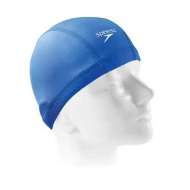 Imagem de Touca Natação Adulto Speedo Xtrafit Tecido Hidroginástica, Azu royal