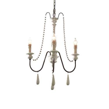 Imagem de Luminárias de teto suspensas com altura ajustável, lustre de fazenda elegante retrô americano E14, para quarto, ilha de cozinha, sala de estar, hall de entrada de fazenda, metal antigo, made