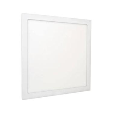 Imagem de Plafon Led Embutir Quadrado 62x62cm 45w Branco Quente 3000k