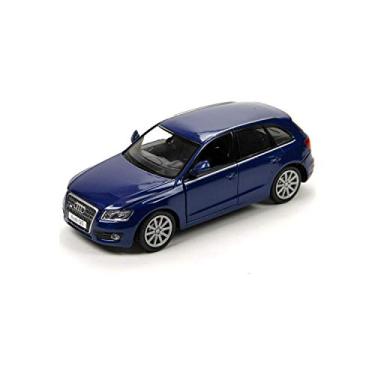 Imagem de Motormax Audi Q5 Escala 1:24 Carro em Miniatura Azul com Abre Portas e Capô e Rodas Dianteiras Esterçam