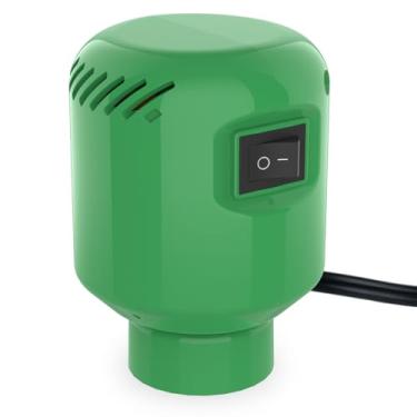 Imagem de BAMCOO Bomba elétrica para sacos de armazenamento a vácuo, bomba de vácuo de viagem para vários sacos de vedação a vácuo, bomba de ar portátil para compressão, cobertor, bagagem, verde (bolsa de