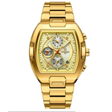 Imagem de Relógio masculino multifuncional grande mostrador luminoso à prova d`água