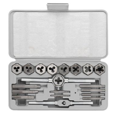 Imagem de Jogo De Macho E Tarraxa Cossinete Maleta 20 Peças Para Rosca
