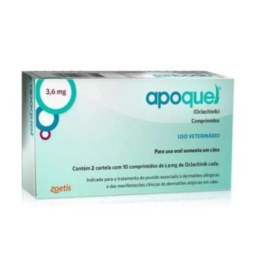 Imagem de Apoquel 3,6Mg Zoetis com 20 Comprimidos