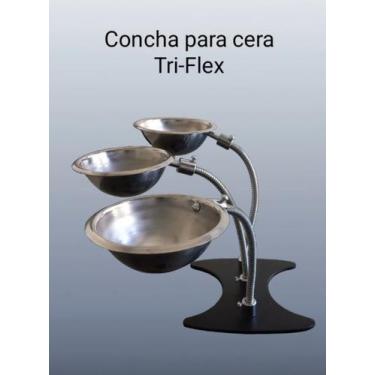 Imagem de Concha Para Cera TriFlex Protese Dental Dentaria Mac Dental