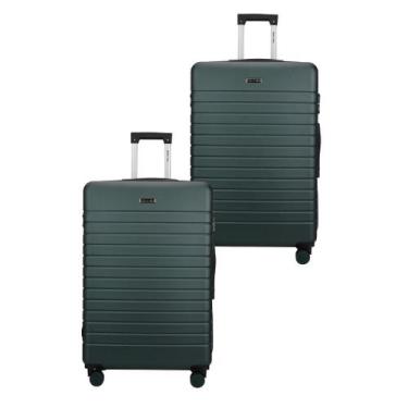 Imagem de KIT 2 Peças Mala Viagem P 10kg Bordo Rodinhas 360º Abs Resistente Orig