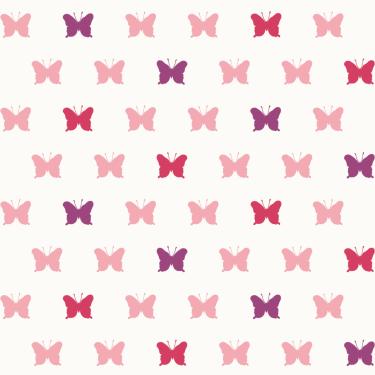 Imagem de Papel de Parede Fofura Baby Borboletas Rosa FF4056