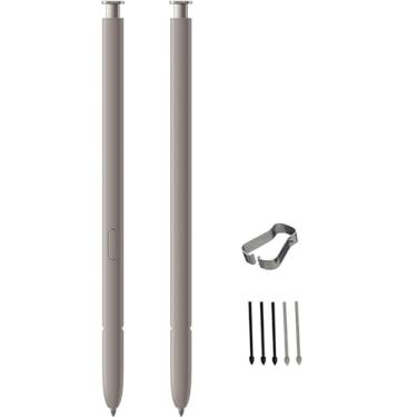 Imagem de 2 canetas S Pen S24 Ultra de substituição para Samsung Galaxy S24 Ultra 5G todas as versões, caneta S24 Ultra [sem Bluetooth] com 5 pontas/pontas (2 canetas S - violeta)