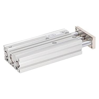 Imagem de Yunir 3 Cilindros Pneumáticos de 3 Cilindro Duplo de Ar Compacto de Alumínio de Alto Desempenho de Alto Desempenho para Controle de Automação e Robótica