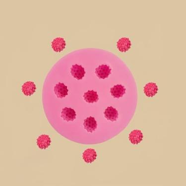 Imagem de Generic Mini moldes de doces de prisma retangular de silicone, rosa, 2,95 x 2,95 x 0,71 polegadas, 94,37 ml, moldes para preparação de alimentos