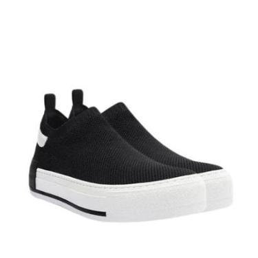 Imagem de Tênis Arezzo Slip On Preto Plataforma-Feminino