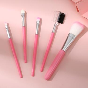 Imagem de Pincéis de maquiagem, kit de maquiagem, cabelos sintéticos macios para sombra, delineador, mistura, corretivo, sombra de nariz, verde, 13 peças