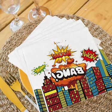 Imagem de 2 pacotes de guardanapos descartáveis para jantar - 20 peças macias e absorventes, papel de qualidade premium 33 x 33 para festas, recepções de casamento, festas, jantares ou eventos de bufê e uso