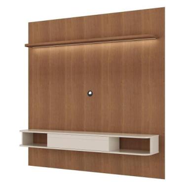 Imagem de Painel Suspenso Tv 75 Pol 183 Cm 4622 Arly Cinamomo OffWhite - MILANI 