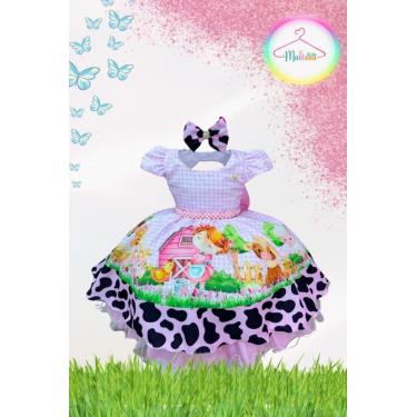 Imagem de Vestido Luxinho Tema Fazendinha / Fazenda